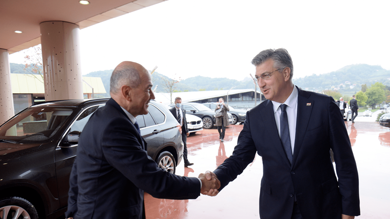 Plenković i Janša: Hrvatski ulazak u eurozonu poboljšat će gospodarsku suradnju